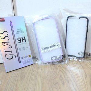 Set of Three Phone Cases and Two Screen Protectors for IPhone 11